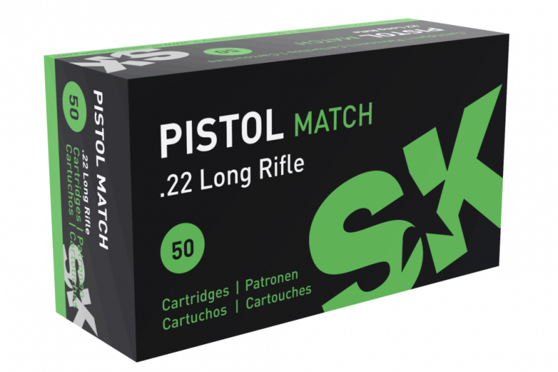 SK Pistol Match .22lr LRN 40 gr (50 Schuss)